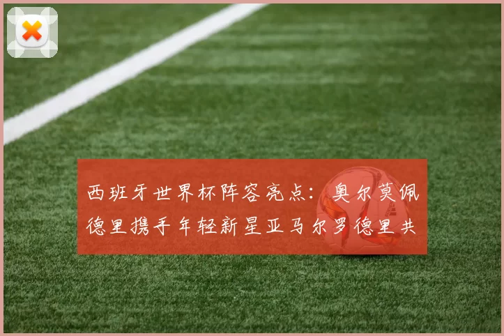 西班牙世界杯阵容亮点：奥尔莫佩德里携手年轻新星亚马尔罗德里共赴荣耀之战